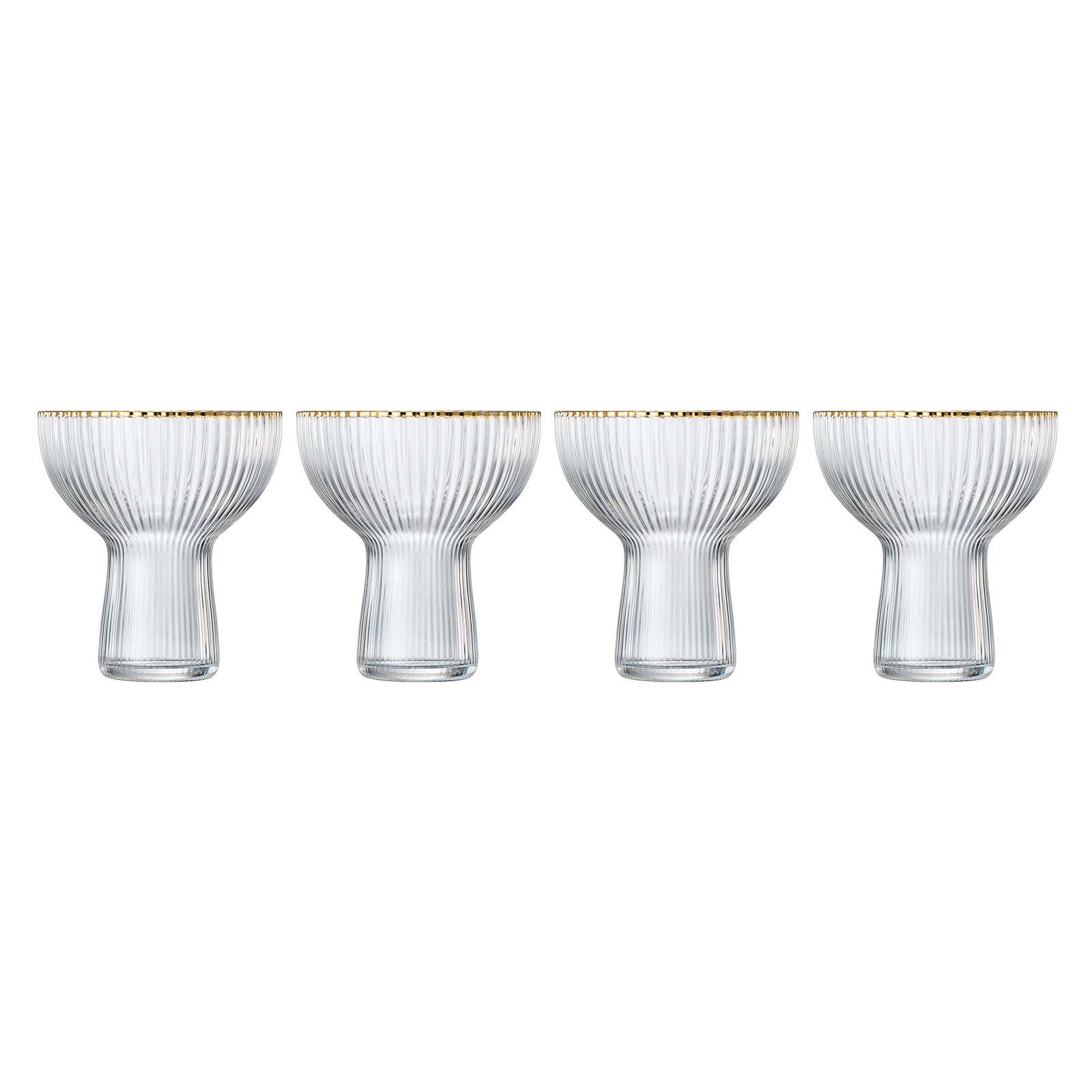 Aurelia Margarita Cocktail Glassware, Set of 4