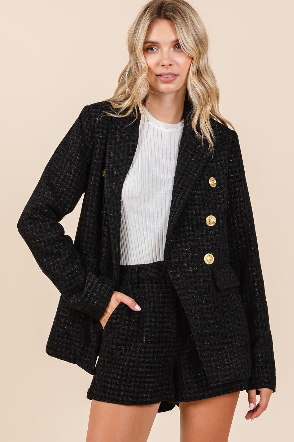 Sutton Plaid Blazer