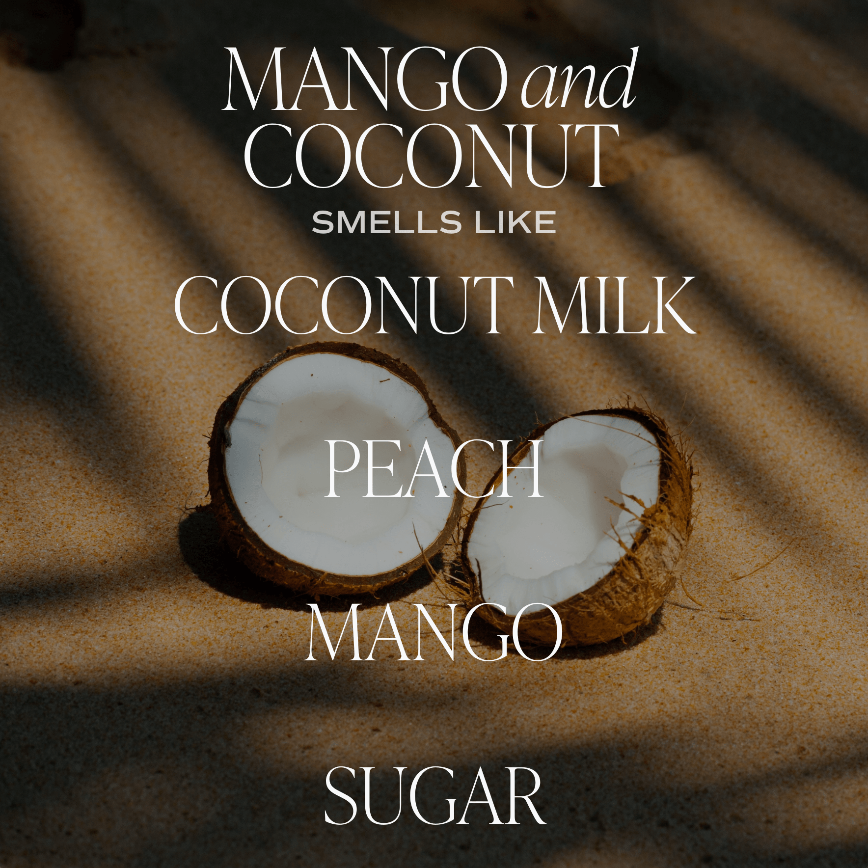 Mango and Coconut Soy Patterned Candle - Clear Jar - 9 oz
