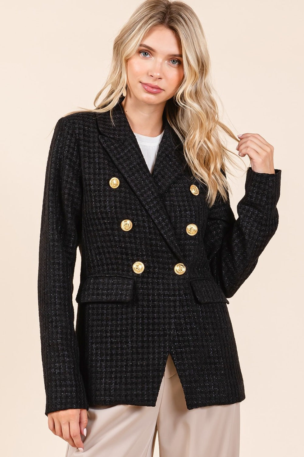 Sutton Plaid Blazer