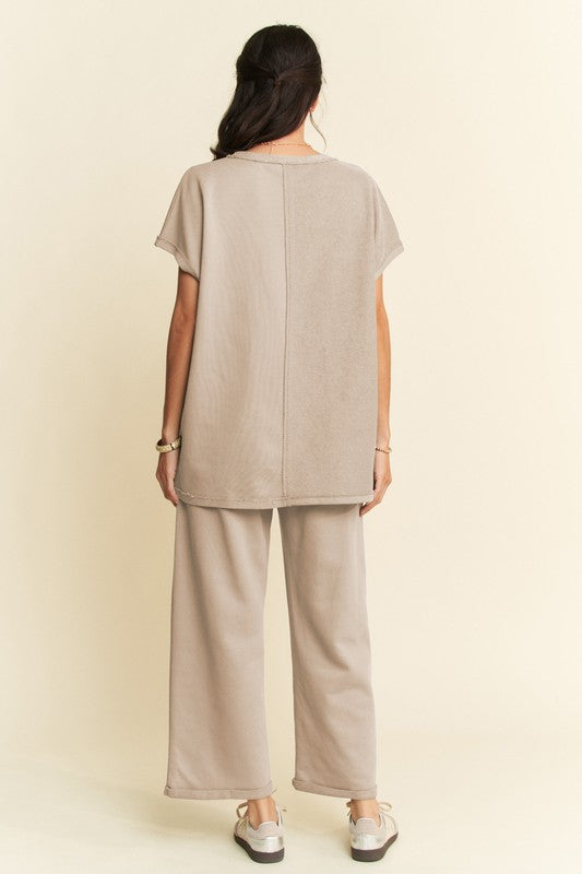 Sinclair Top and Pants Set -Khaki