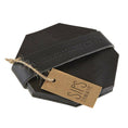 Load image into Gallery viewer, Leather Coaster Set - Black
