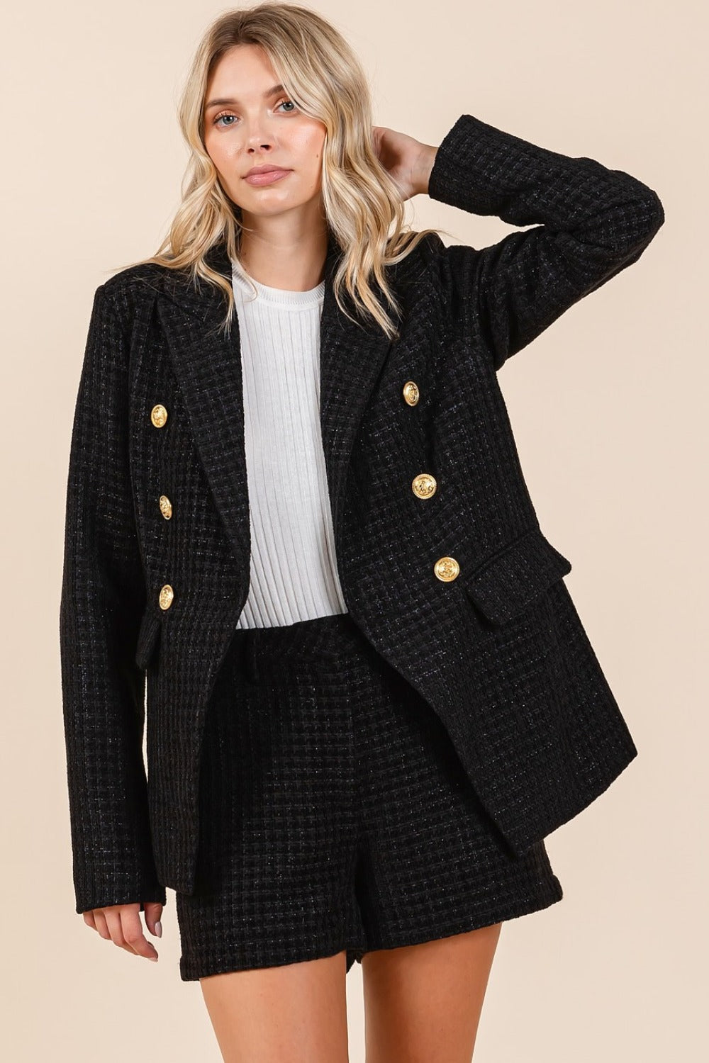 Sutton Plaid Blazer