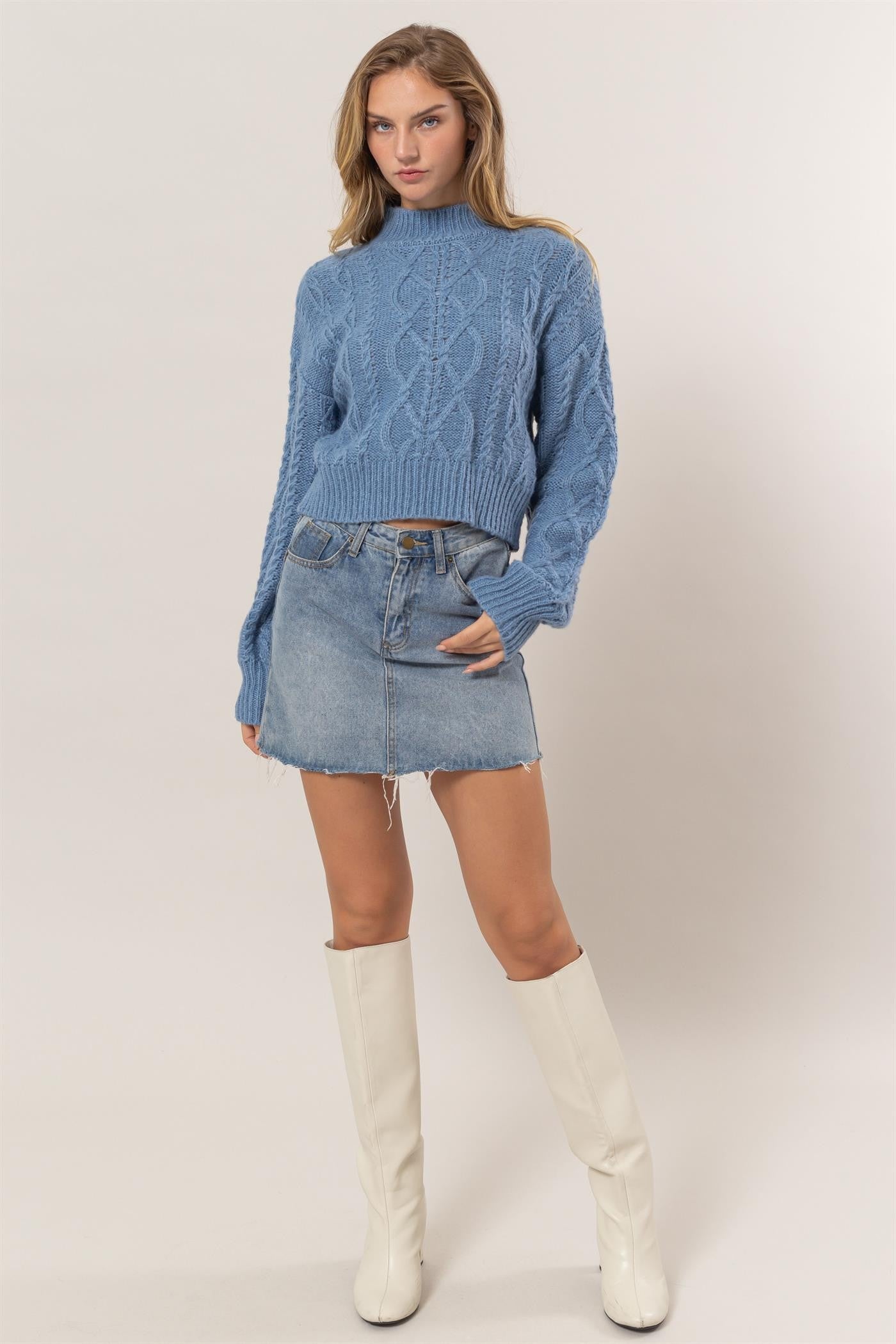 Kayla Cable-Knit Sweater