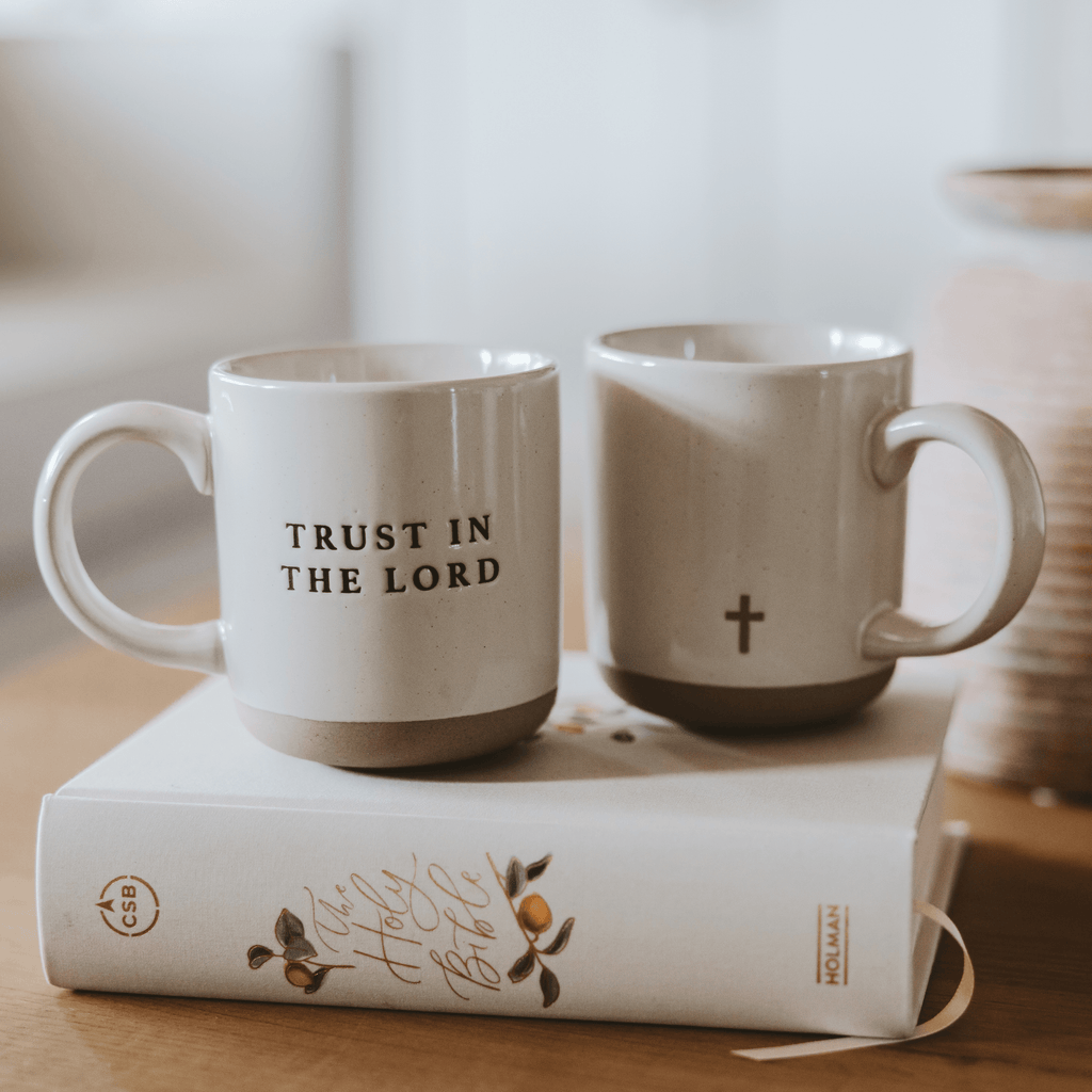 Trust In The Lord 14oz. Stoneware Coffee Mug