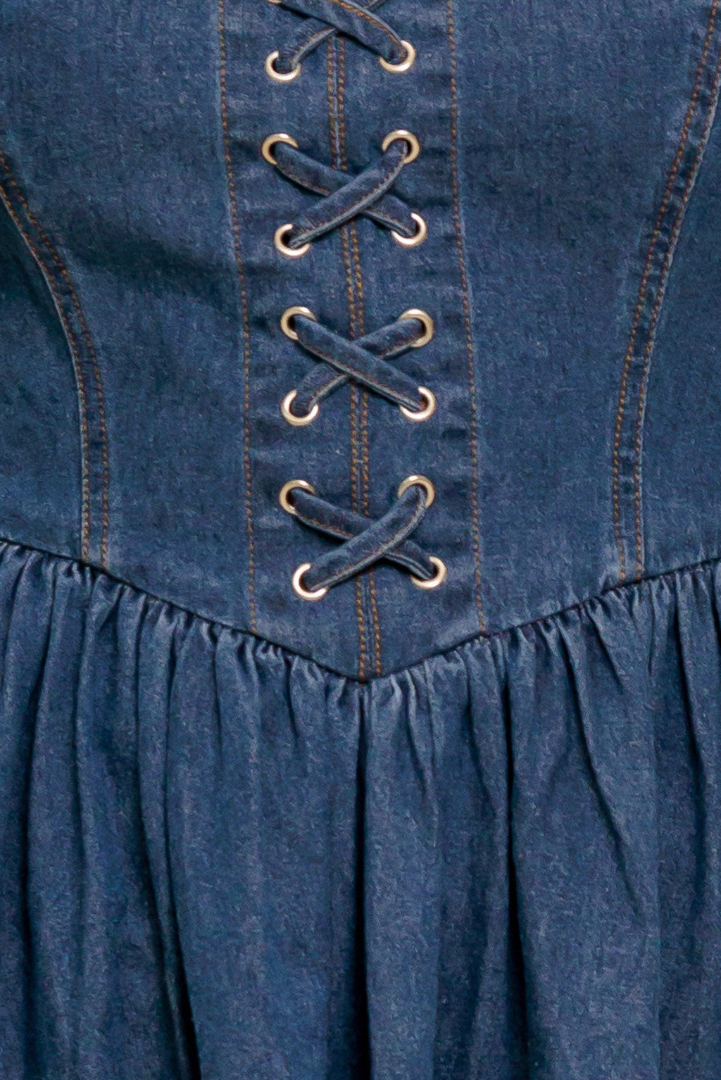 SUMMER RODEO DENIM MINI DRESS