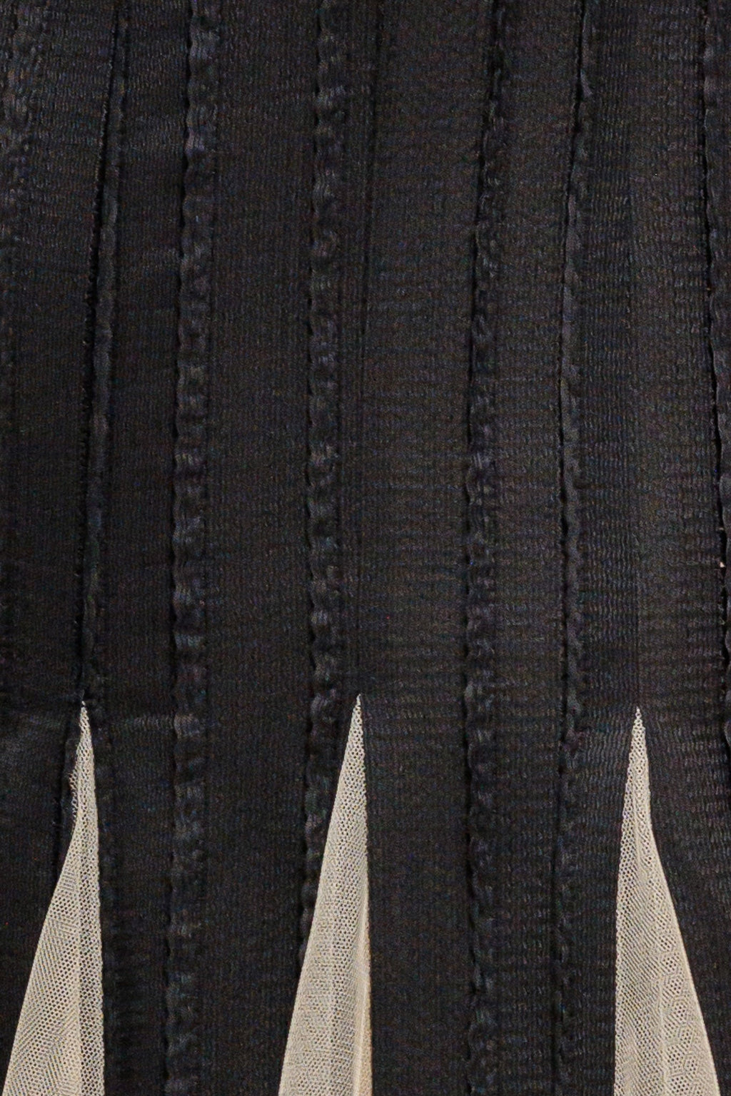 NOIR TULLE BLACK KNIT MAXI DRESS