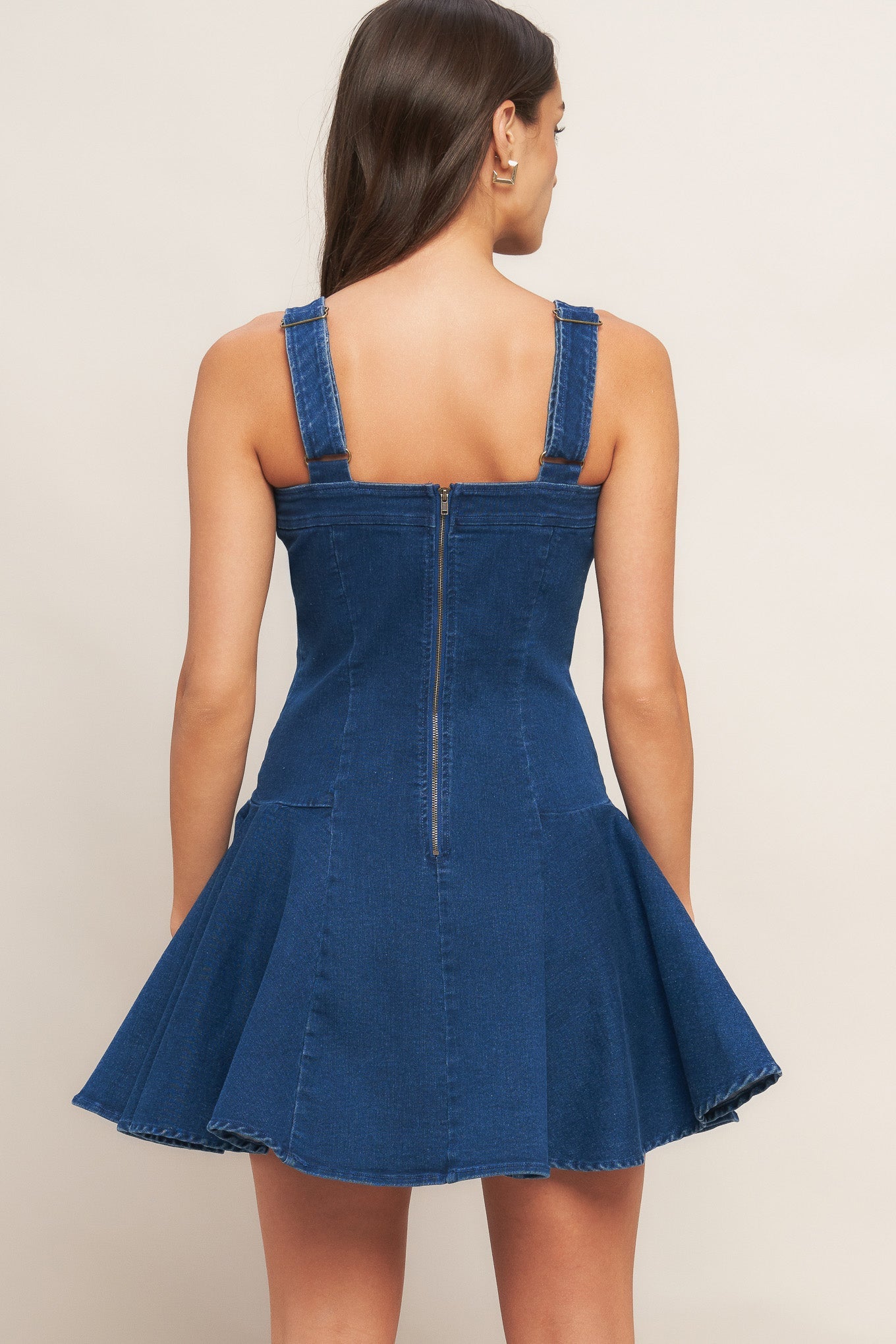 RODEO BREEZE DENIM MINI DRESS