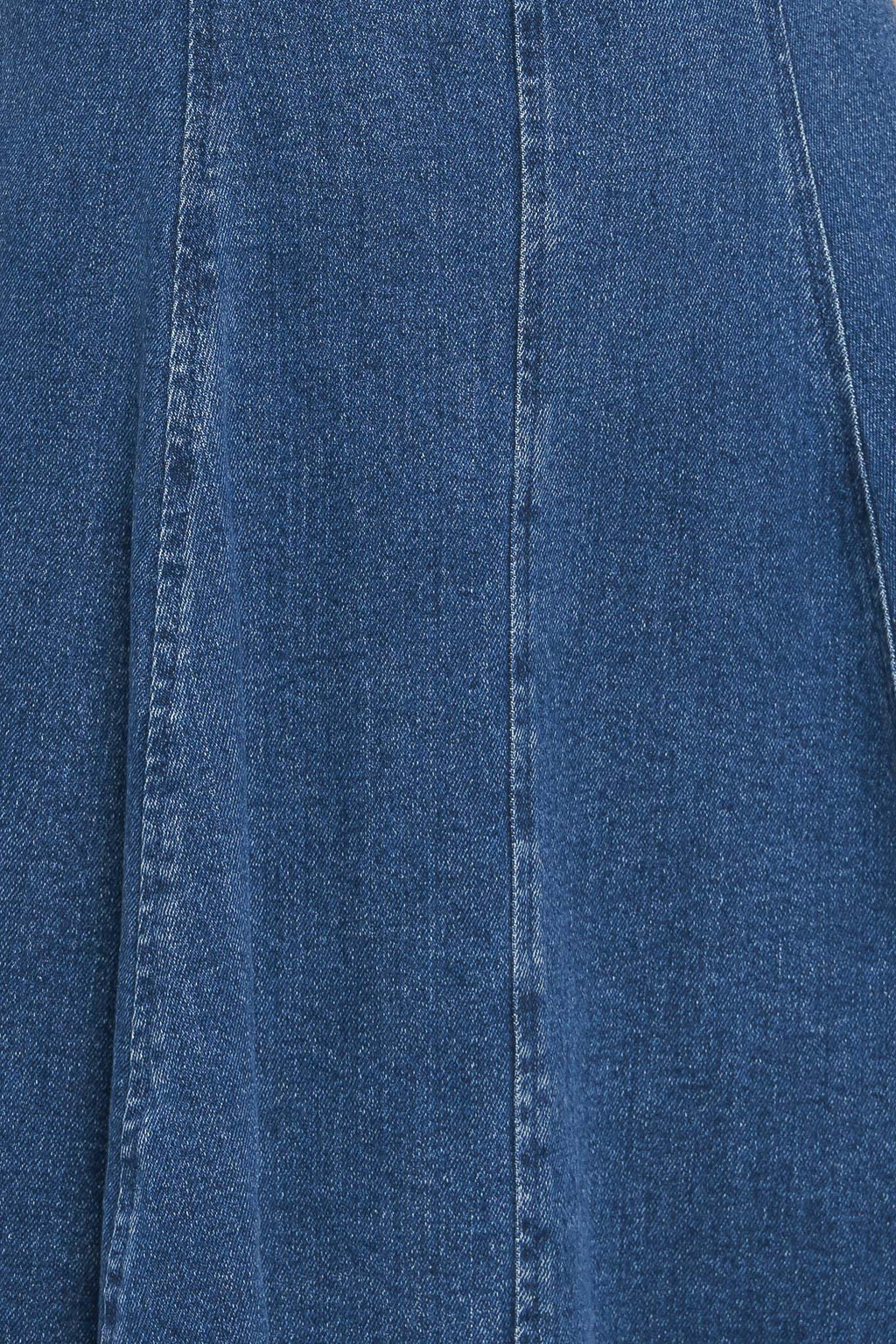 WESTWOOD CHARM DENIM MINI DRESS