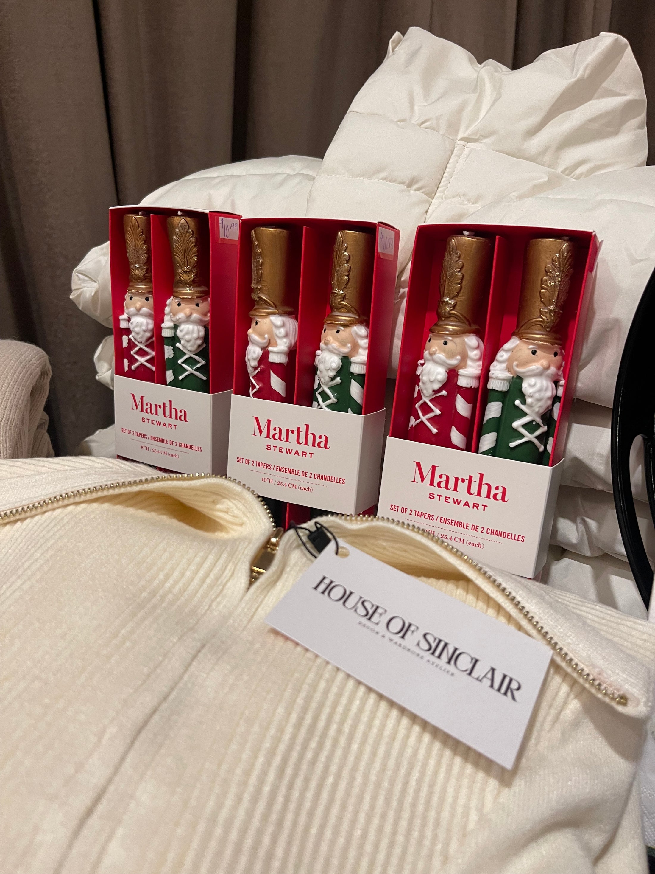 Martha Stewart Nutcracker Candle Sticks