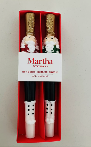 Martha Stewart Nutcracker Candle Sticks