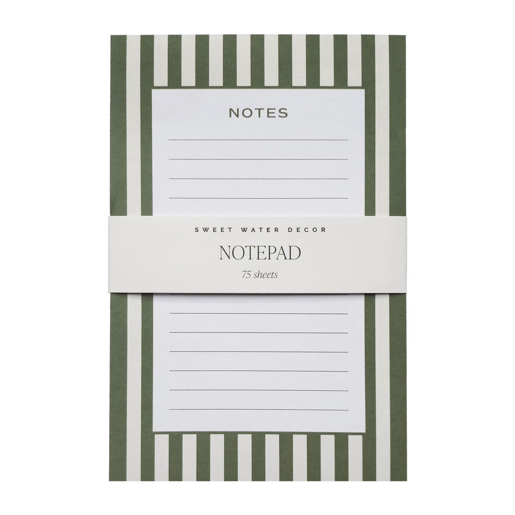 Striped Notepad