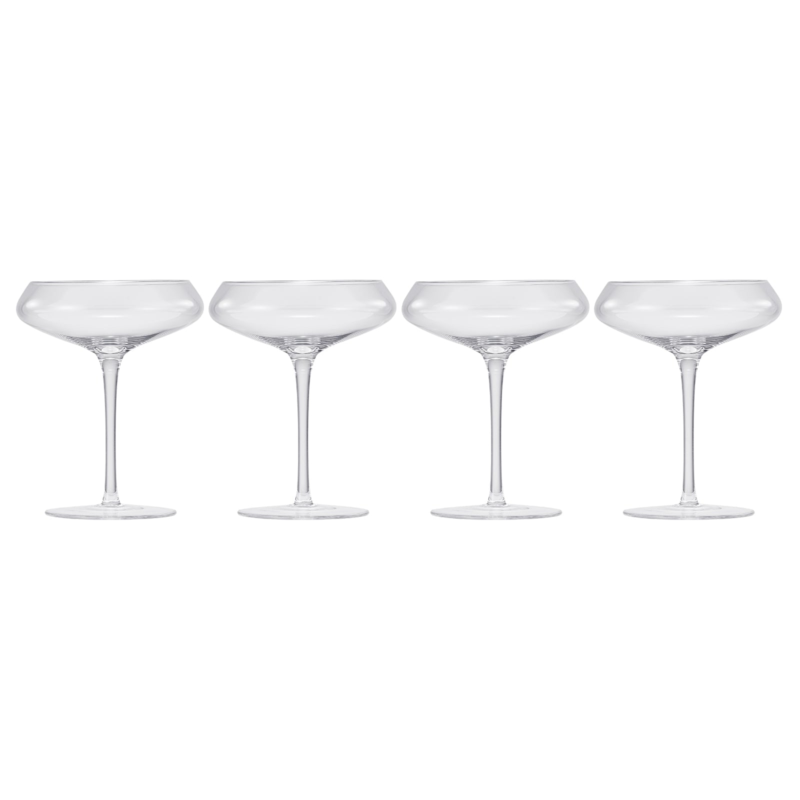 Spritz Champagne Coupe, Cocktail Glassware, Set of 4