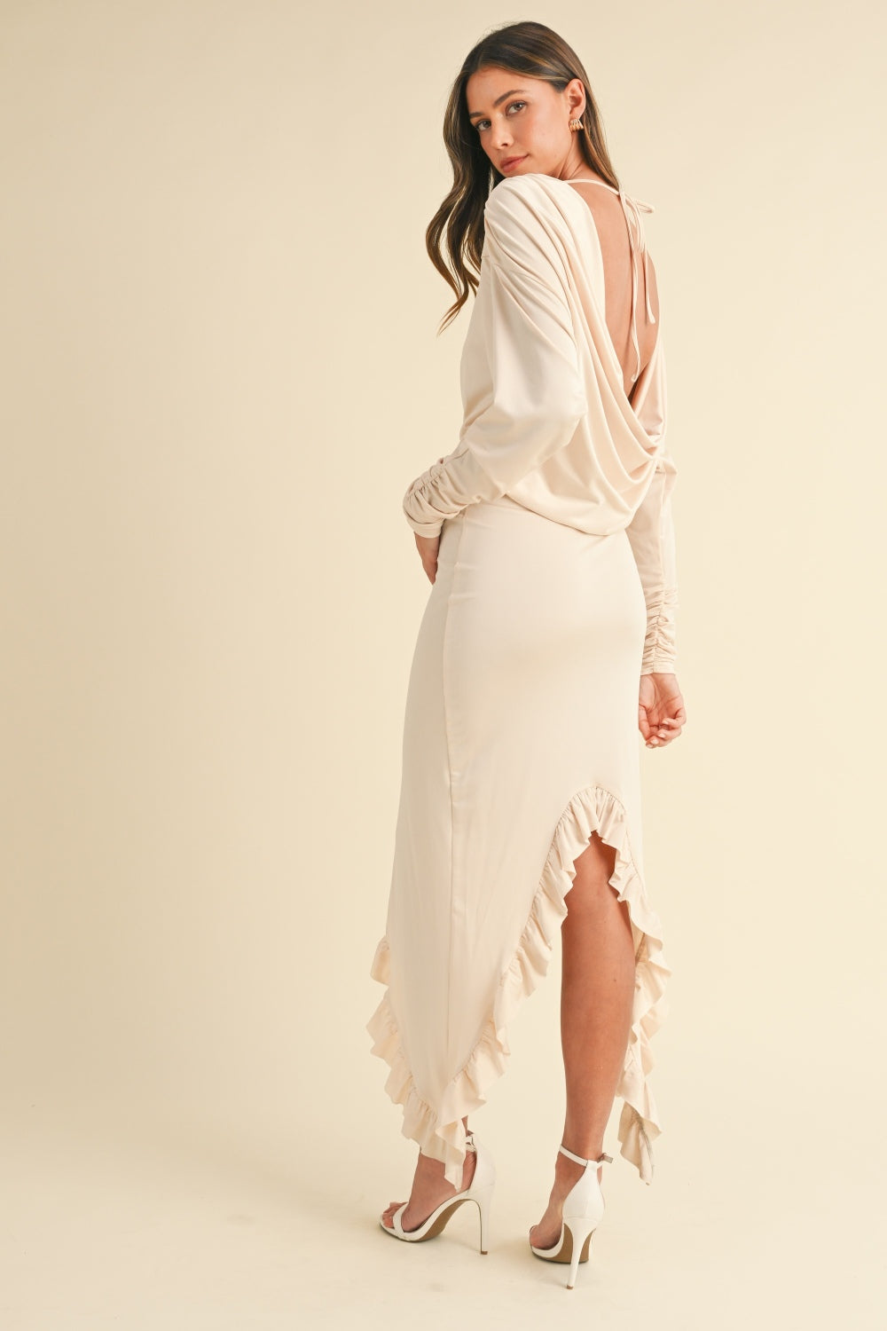 Lucia Ruffle Hem Dress