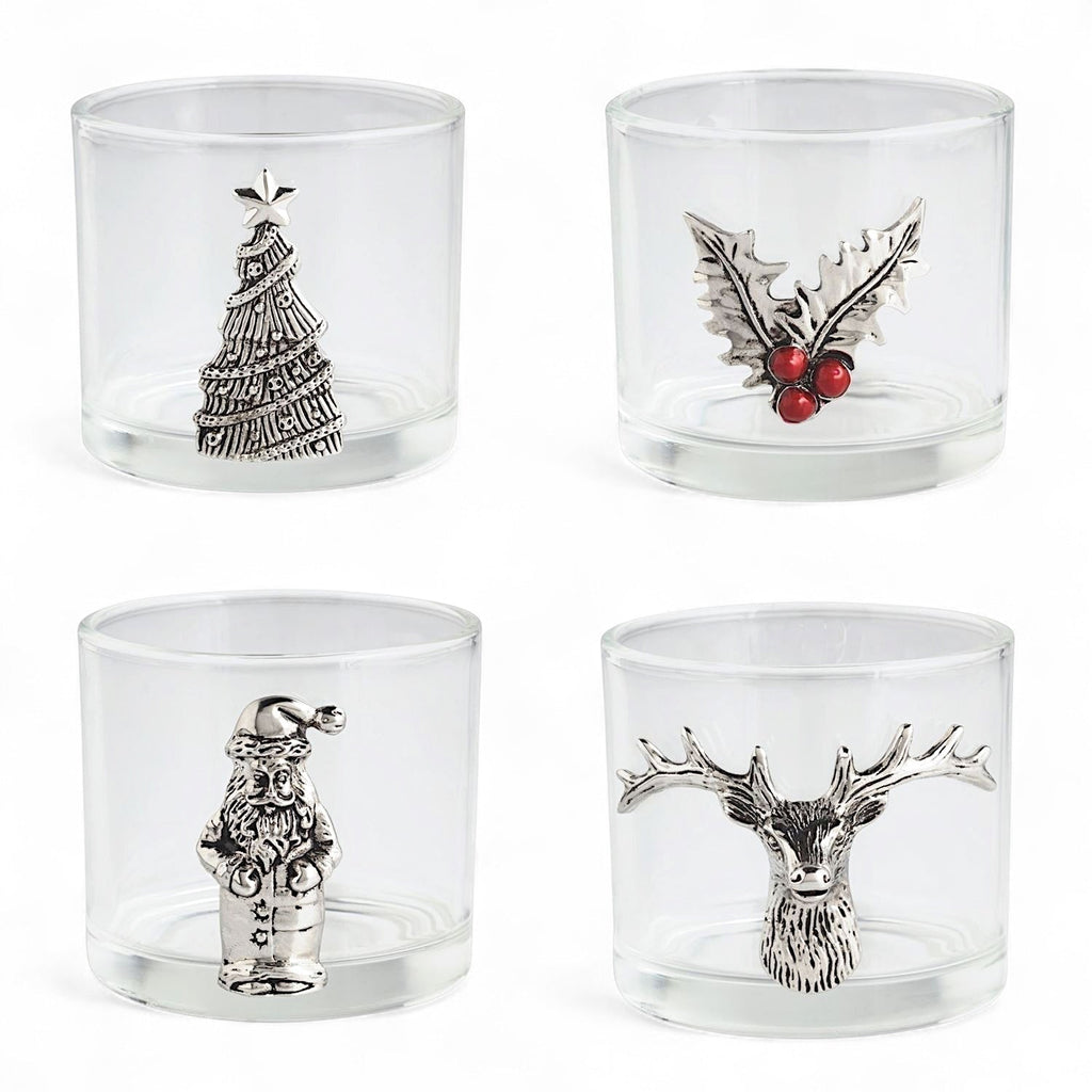 Christmas Aluminum Icon Tidbit Bowls | 4 Styles