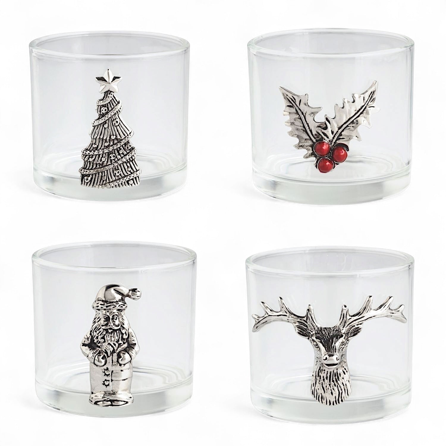 Christmas Aluminum Icon Tidbit Bowls | 4 Styles