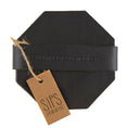 Load image into Gallery viewer, Leather Coaster Set - Black
