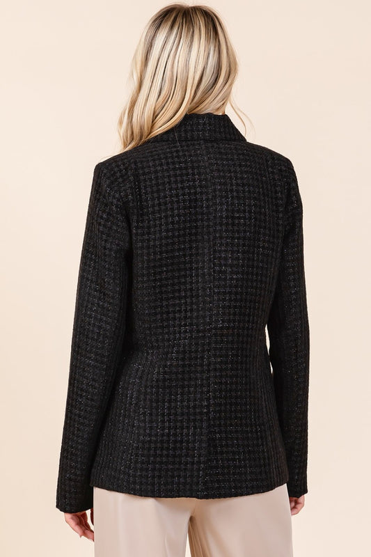 Sutton Plaid Blazer