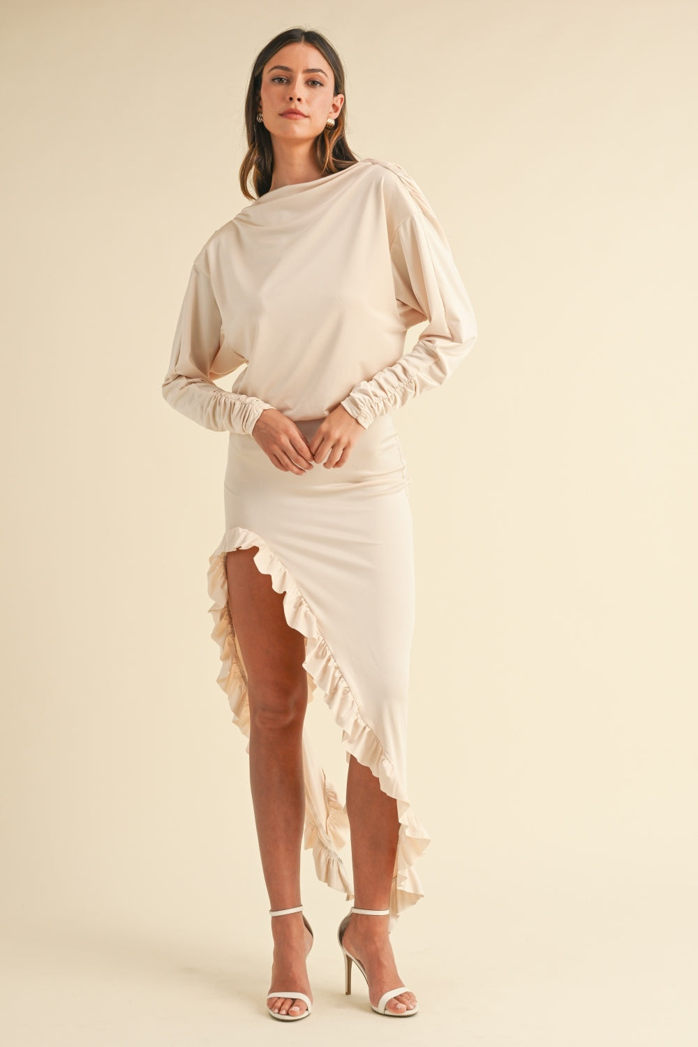 Lucia Ruffle Hem Dress