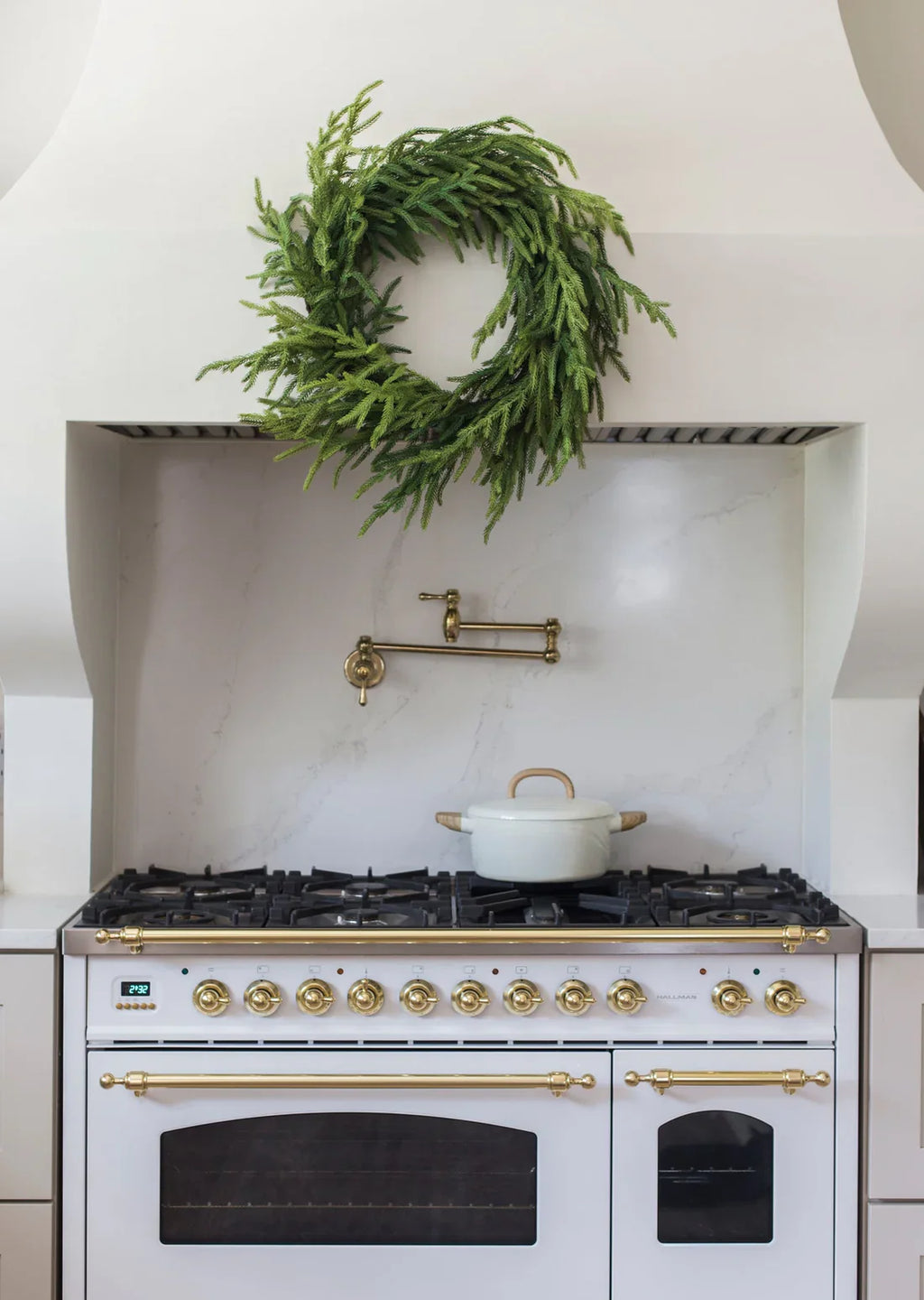 30'' Real Touch Norfolk Pine Christmas Wreath